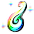 Rainbow Wisp Token